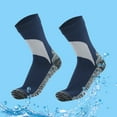 thumbnail image 2 of CHEGUTA Mens Compression Socks Men's Outdoor Wading Sports Diving Mid Tube Waterproof Socks White, 2 of 3