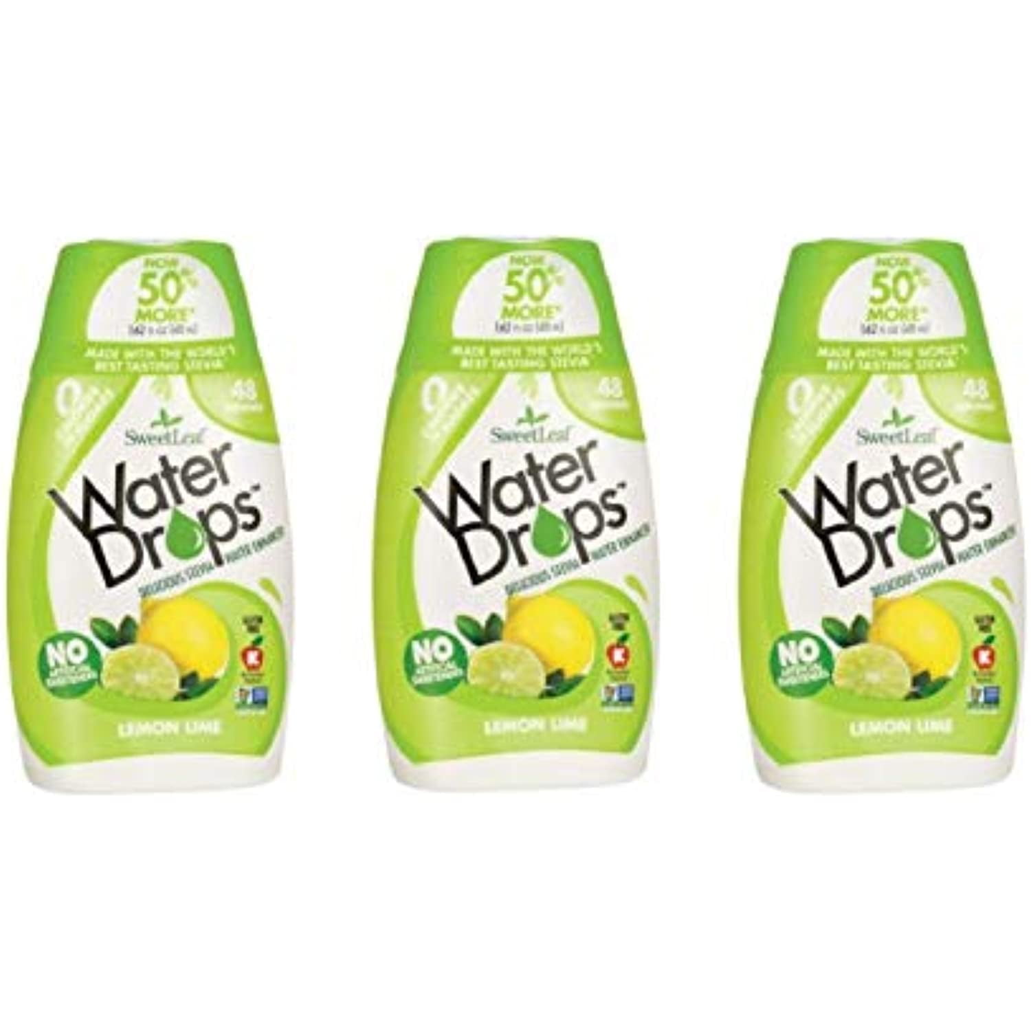 Sweetleaf Water Drops 1.62 Fl.Oz. 3 Pack (Lemon Lime)