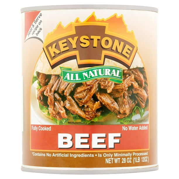 Keystone Meats All Natural Canned Beef (28 Ounce 2 Pack)