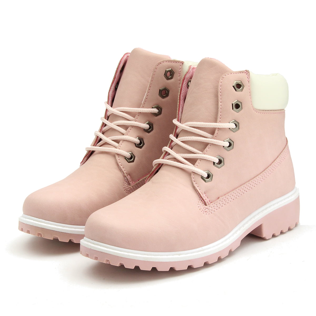 pink camo steel toe boots