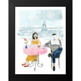 thumbnail image 2 of Popp, Grace 15x18 Black Modern Framed Museum Art Print Titled - Paris in Love II, 2 of 5