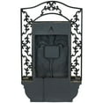 thumbnail image 6 of Sunnydaze French Lily Polystone Outdoor Wall Fountain, Florentine Finish, 6 of 7