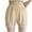 Beige, variant on Lindreshi Shorts for Women Plus Size Women's Leggings High Rlasticity Large Size Half Pants Slim Fitting Leggings