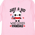 thumbnail image 4 of Inktastic Panda Lover Cute Childs Boys or Girls Long Sleeve Toddler T-Shirt, 4 of 5