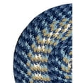 thumbnail image 2 of Better Trends 5' x 7.5' Oval Braided Rug 100% Polypropylene Durable and Stain Resistant Reversible Indoor Area Utility Rug Heritage Collection - Navy, 2 of 4