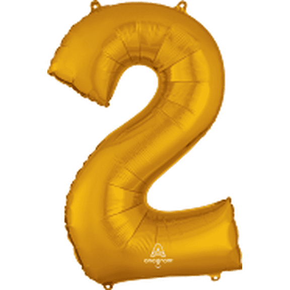 LRG SHP HX NBR 2 GOLD - 34IN