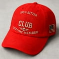 thumbnail image 4 of WKSCLPAI Old Funny c_kers Club-Vintage Baseball Cap 100% B-itter Lifetime Member Commemorative Cap, Adjustable Distressed Funny Hat, Gift for Retired Friends, 4 of 6