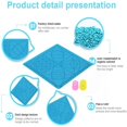 thumbnail image 4 of Tapete para bolígrafo 3D transparente de 6" x 6" con fusible y área de unión - Silicona flexible resistente al calor de doble cara - Accesorios para bolígrafo 3D compatible con plantilla - Actividad STEM para niños y adultos JM, 4 of 5