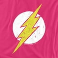 thumbnail image 2 of JLA Rough Flash Women's T Shirt, Hot Pink, X-Large, 2 of 6