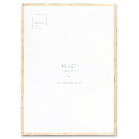19 ¾ X 27 ½ In 50x70 Cm Natural Solid Oak Wood Picture Frame