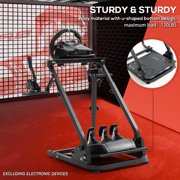 Supllueer Racing Wheel Stand Simulator Cockpit Stable Adjustable Fit for Logitech G29 G920 G923 Thrustmaster T80.Excluding Electronic Devices