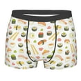 thumbnail image 4 of Goofa Sushi and Rolls Printed Men's Boxer Briefs Underwear, Moisture-Wicking Underwear, Trunk,Soft and Breathable Cotton Underwear-Small, 4 of 9