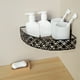 thumbnail image 4 of Uuiauoio Corner Shower Caddy, Bathroom Shower Corner Organizer Shelf, No Drilling Rustproof Wall Mounted Shower Storage Rack Shampoo Holder Organizer, 4 of 5