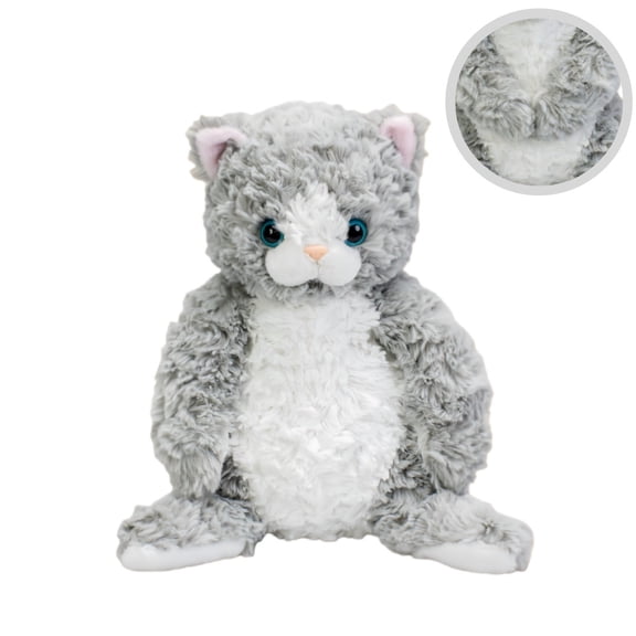 Cute Black Cat Stuffed Animal Doll - Creative Hand Magnetic Hug Cat Plush Soft Plush Toy Kitten Birthday Gift