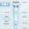 thumbnail image 2 of Afeitadora eléctrica Blumskin Glide Pro 3.0 impermeable 2 en 1, 2 of 8