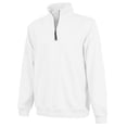 thumbnail image 3 of Charles River Apparel 9359 Crosswind Quarter Zip Sweatshirt-White-3XL, 3 of 4