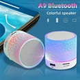 thumbnail image 3 of Portable LED USB MP3 Music Bluetooth 4.1 Subwoofer Speaker Car Audio Wireless Speaker BLACK S, 3 of 8