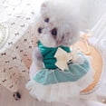 thumbnail image 2 of Vestido para mascotas ANIAC Retro Green Tulle XL para perros pequeños, 2 of 5