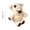 White, variant on Adorable Highland Cow Stuffed Animal Soft Plush Toy with Unique Running Posture Standing Cow Figurine for Play and Decoration Birthday Holiday Surprise Gifts for Children Brown