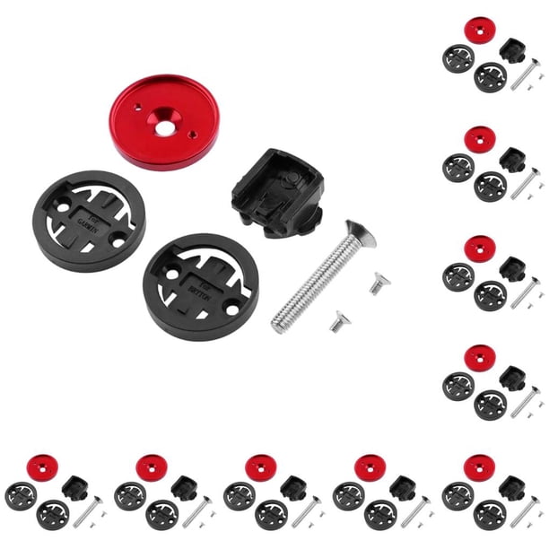 Soporte para ordenador de bicicleta Greeniant velocímetro ciclismo accesorios de soporte de barra Rojo 10piezas