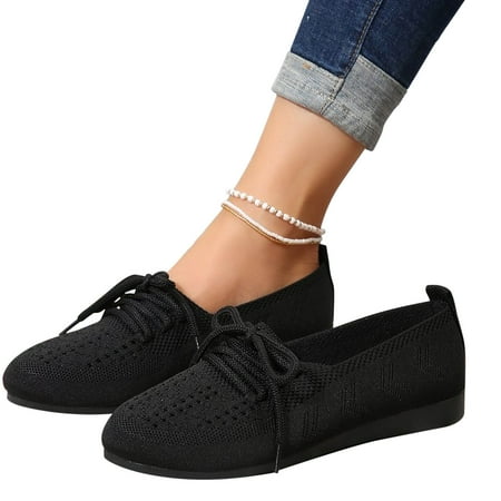 

Aueoeo Flats Shoes Women Summer Flats For Women 2024 Flat Round Toe Weave Shallow Cut Hollow Breathable Sleeve Sole Work Shoes Ballet Flats On Clearance