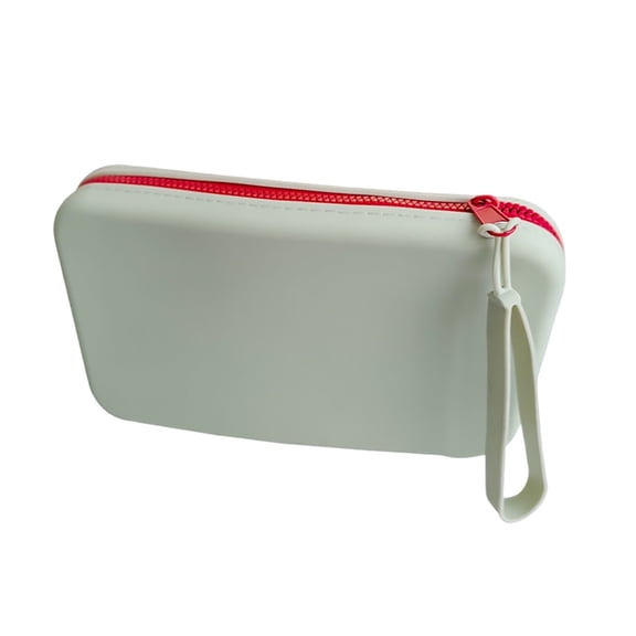 Silicone Large Travel Toiletry Bag For Women Big Makeup Organizer Portable Cosmetic Storage Zipper Pouch Purse