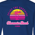 thumbnail image 4 of Inktastic Summer Enjoy the Sunshine Clearwater Beach Florida in Pink Long Sleeve Youth T-Shirt, 4 of 5