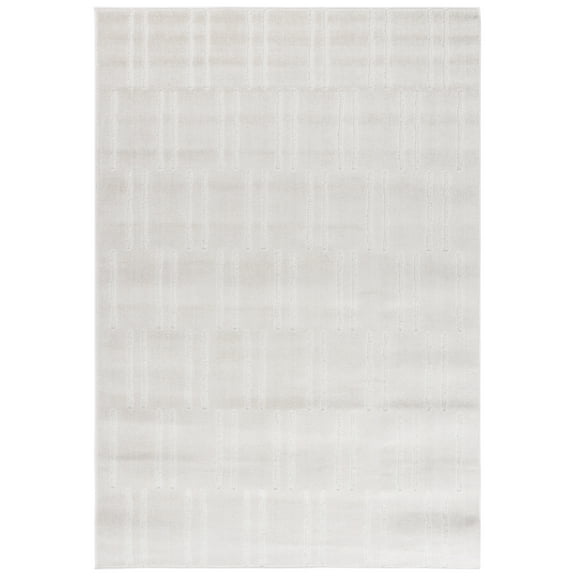 SAFAVIEH Stella Sloan Abstract Indoor/Outdoor Area Rug, Ivory, 5'2" x 7'6"