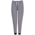 thumbnail image 1 of SF - Pantalones de Estar por Casa Diseño de Rayas para Mujer (Marino, Blanco), 1 of 1