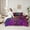 Orange Green Purple, variant on Castle Fairy Gradient Cheetah Print Bedding Comforter Set,Leopard Print Full Bedding Set
