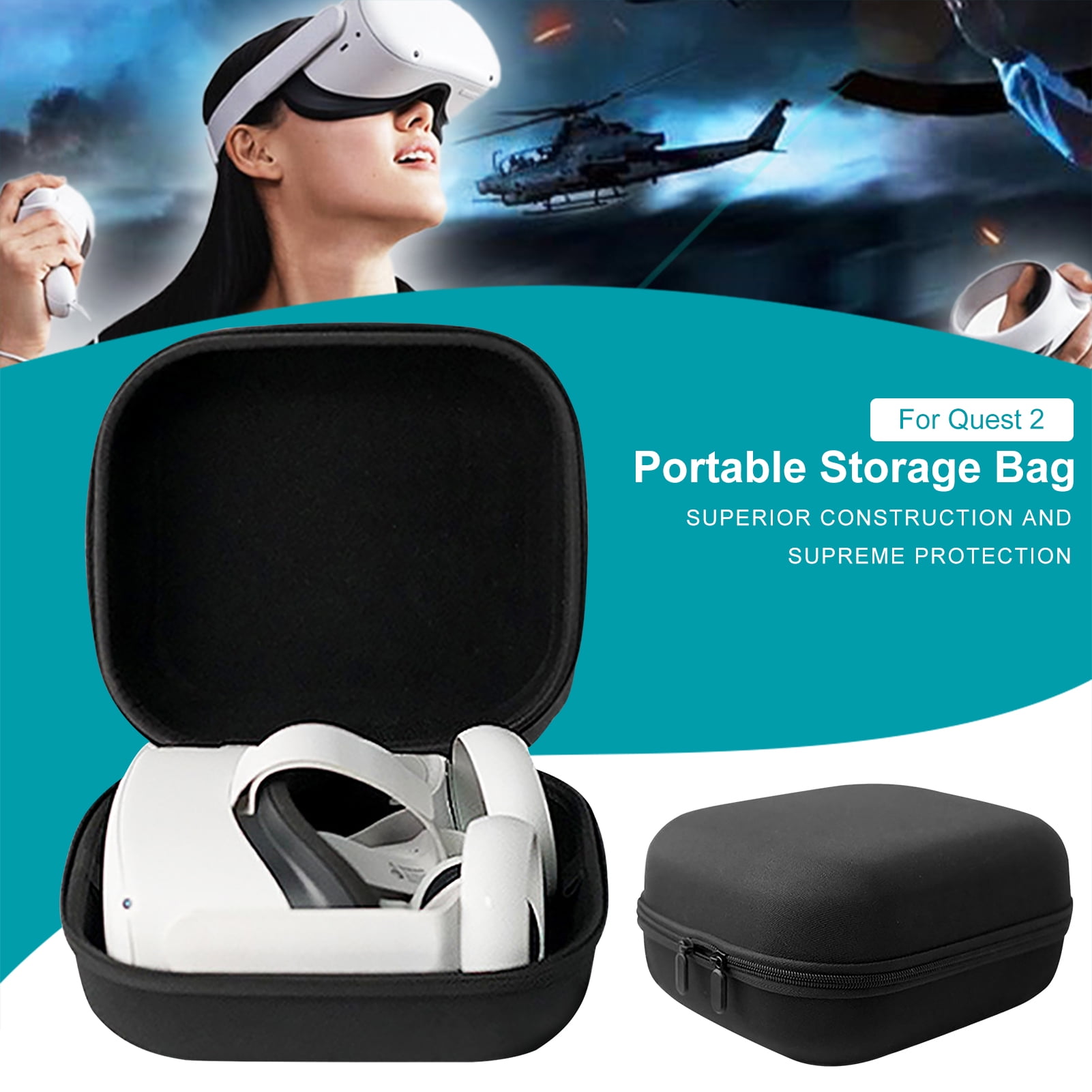 oculus quest 2 carrying case walmart