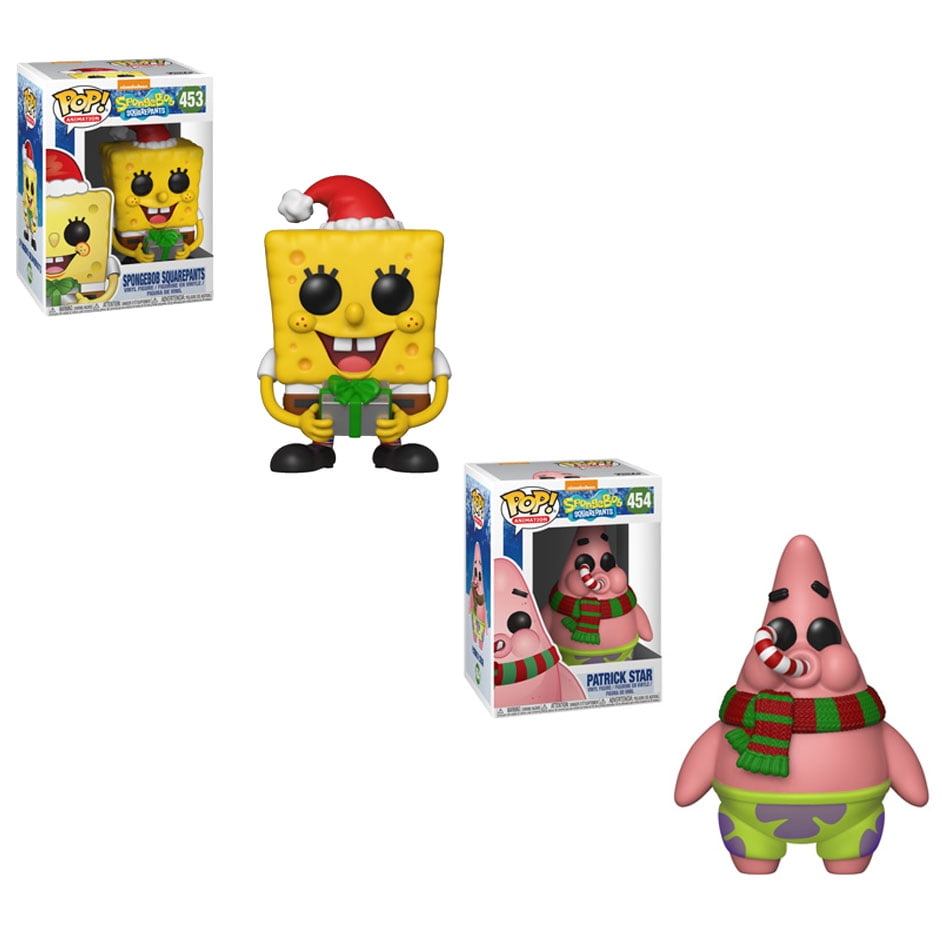 episode Globus rekruttere Funko POP! Animation - SpongeBob Holiday Vinyl Figures - SET OF 2 (Spongebob  & Patrick) - Walmart.com
