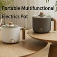 thumbnail image 2 of Personal Ramen Cooker,Electric Pot for Ramen, Portable Multifunctional Non-Stick Electric Pot, Compact Fast-Heating Mini Noodle Cooker for Quick Meals, Dorms, Offices, Travel & Kitchens (C-Gray), 2 of 7