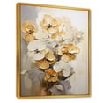 thumbnail image 2 of Designart "Radiant Minimalist Pansy Bouquet I" Pansies Floater Framed Wall Art Prints, 2 of 5