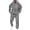 Gray-2, variant on AVYERVO Blue Track Suits Mens Workout Sweat Suits Men Autumn Hooded Sweatshirt and Sweatpant Casual Outfits with Pockets, Bronze M