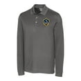 thumbnail image 2 of Men's-Cutter & Buck  Gray LA Galaxy Big & Tall Advantage Eco Tri-Blend Pique Long Sleeve Polo, 2 of 3