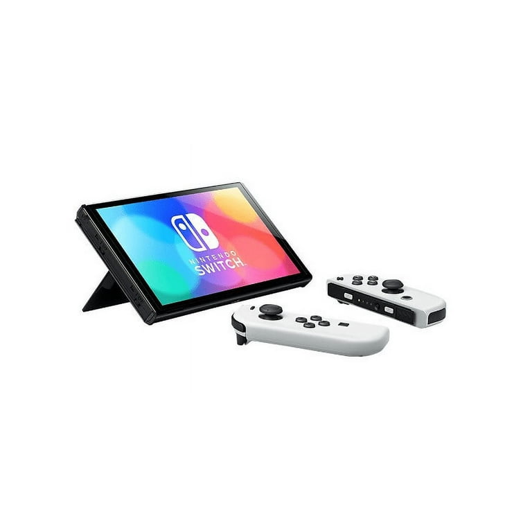 NINTENDO SWITCH OLED MODEL WITH WHITE JOY-CON HEGSKAAAA - WHITE