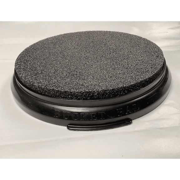 Lee Fisher Sports Bucket Seat with 1" Foam Black, FITS in 3.5,5,6 Gallon BUCKET