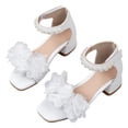 thumbnail image 3 of Duqingm Girls Strappy Sandals Baby Girls Sandals Summer Shoes Outdoor First Walker Toddler Girls Boys Shoes White,1.5, 3 of 7