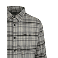 thumbnail image 6 of O'Neill Men's Cream Shirt Redmond Plaid Stretch Flannel Long Sleeve (S30), 6 of 12
