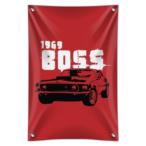 Ford Mustang 1969 Boss Home Business Office Sign