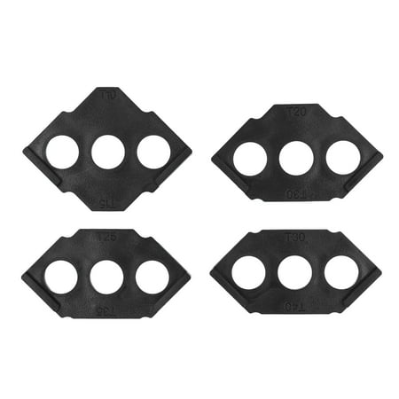 

Big sale 4PCS C Corner Templates Woodworking Router Trimmer Template Straight Bevel Corner Locating Template Black