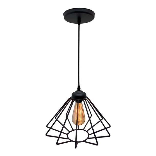 Lampara de techo LUZ IDEAL Colgante Diamante vintage