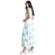 thumbnail image 3 of Vestido largo cintura smock Roman Fashion Juvenil 8801X-11 Blanco Flor M, 3 of 5