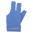 thumbnail image 1 of Guantes de billar con 3 dedos, guantes para taco, tiradores, taco de billar, guante deportivo para mano izquierda y derecha, color azul YUNYI BRAND  Deportes, 1 of 8