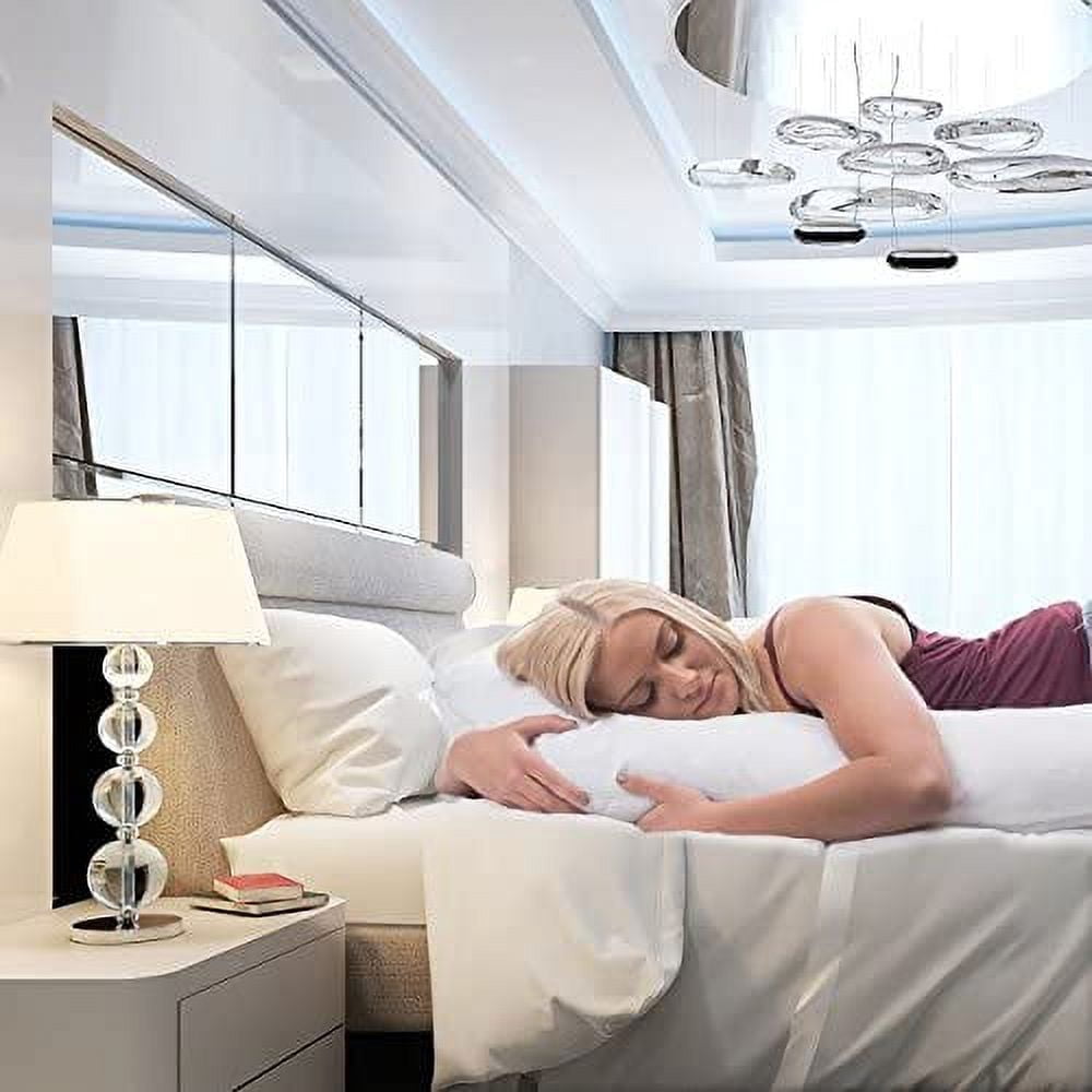 ComfySure Full Body Pregnancy Pillow - 58" J Shaped Maternity Pillow for Pregnant Women - Hypoallergenic, Comfortable, Plush and Therapeutic