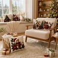 thumbnail image 6 of Christmas Indoor Decorations 2026 4 Pack Christmas Decorative Throw Pillow Covers Stereo Embossed Holiday Cushion Slipcovers Pillow Cases With Hidden Zipper For Sofa Couch, 6 of 7