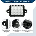 thumbnail image 4 of Resistor del motor del ventilador HVAC Unique Bargains No.DG9Z19E624A para Buick Enclave 2013-2020 Negro 1 Pcs, 4 of 6
