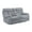 Stone, variant on New Classic Furniture Bravo Polyester Fabric Power Console Loveseat in Stone