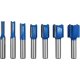 thumbnail image 1 of Fresa de ranura, fresa recta para madera, juego de herramientas de fresado de carburo de tungsteno (7 piezas, azul), 1 of 4